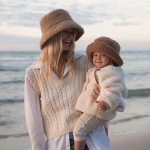 Lack Of Color Tan Sherpa Hat